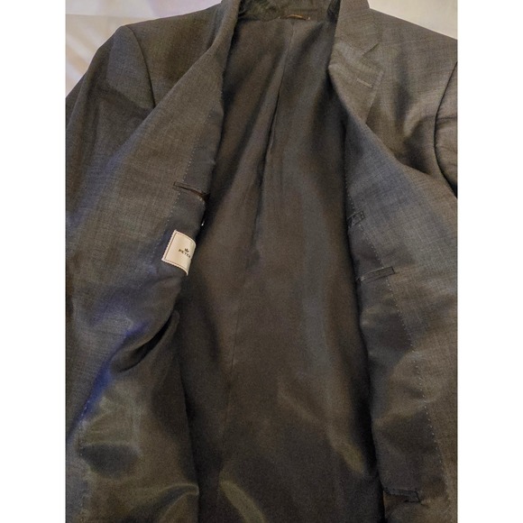 Peter Millar Men's 50T Gray Wool Blazer Jacket 2‎ Button Classic Fit - Picture 10 of 10